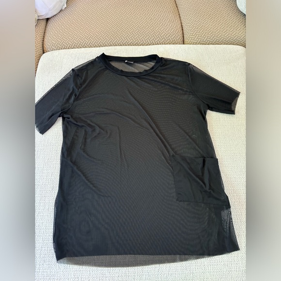 Sparkle & Fade Tops - Urban Outfitters Sparkle & Fade Mesh Tee/Mini Dress
